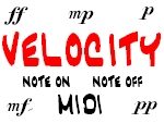 MIDI velocity