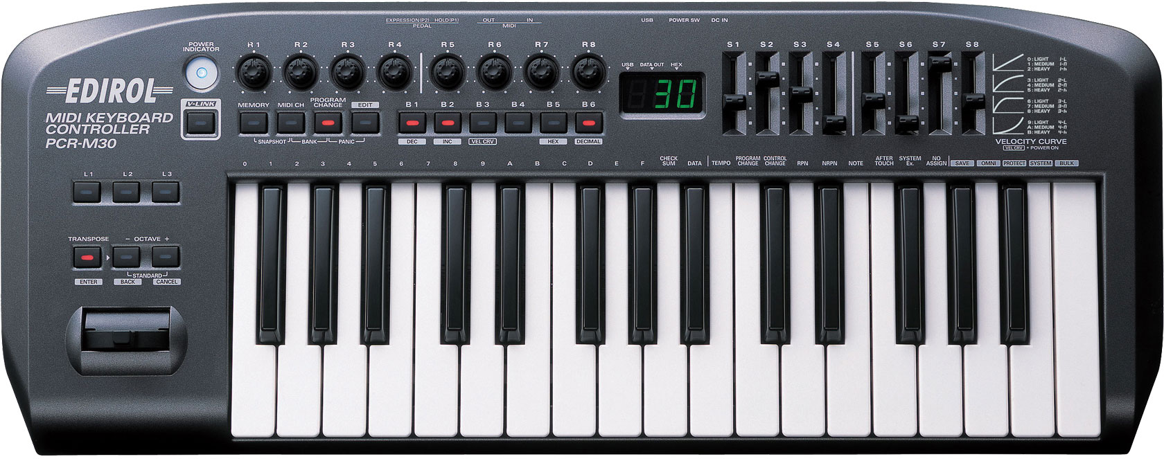 Edirol PCR-M30 USB MIDI keyboard controller