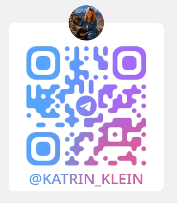 QR-код Telegram-профілю Katrin Klein з адресою @KATRIN_KLEIN