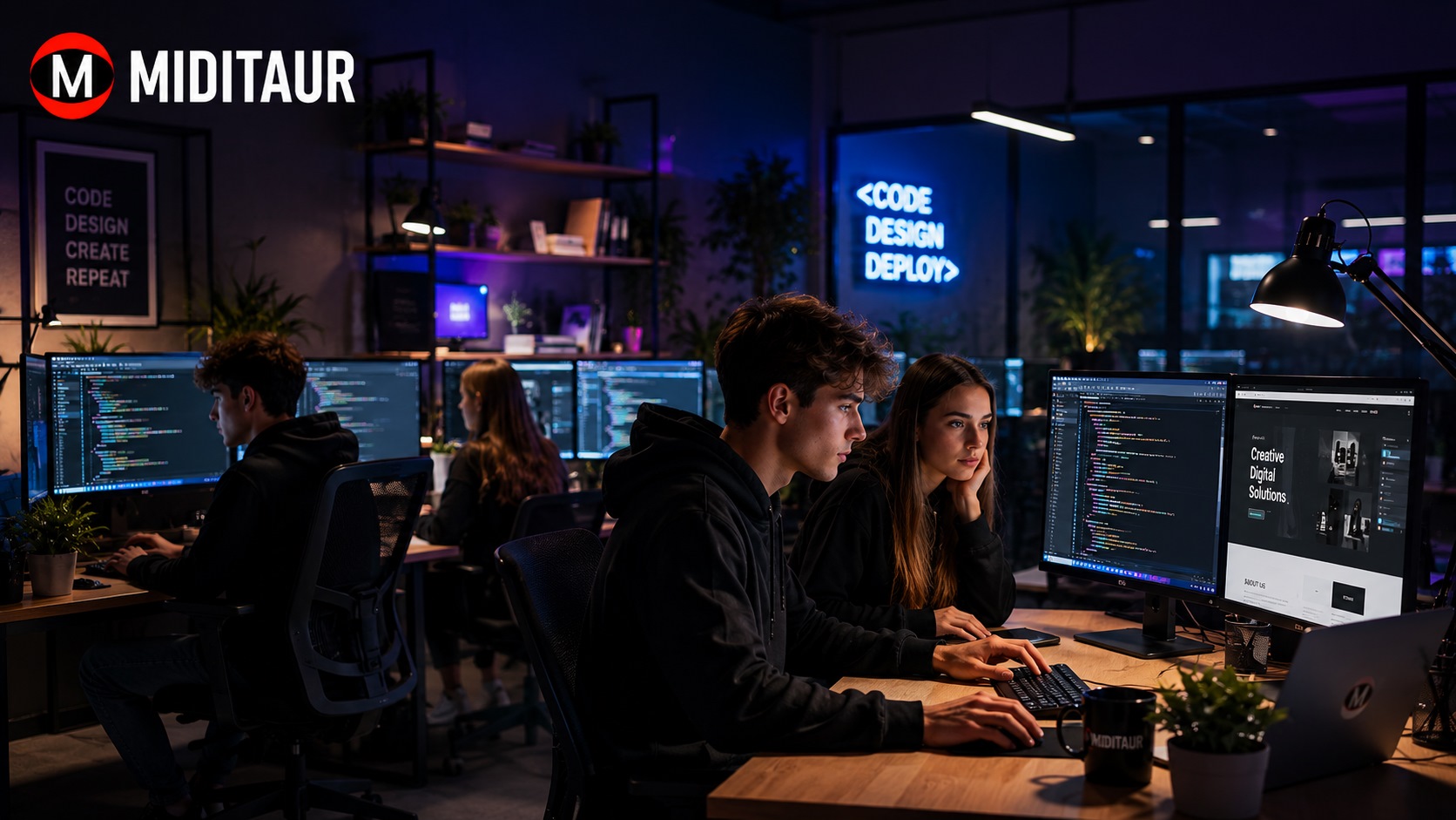 WEB студія IDITAUR з юними web розробниками